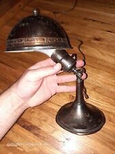 Rare antique Greist Mfg Co Copper Table Desk Pivot Lamp Sconce New Haven Conn picture