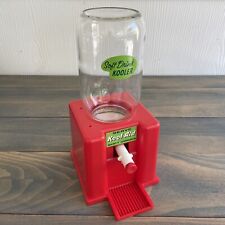 Vintage 1970s Kool-Aid Kooler Soft Drink Cooler Dispenser - Red - Oh Yeah (X5) picture