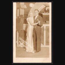 RPPC 1930s DANCE CONTESTANTS Mary & Chas 