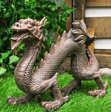 Feng Shui Far East Oriental Mushu Chinese Dragon King On Four Legs Figurine 12