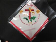 Archdiocese of New York 1973 Spiritual Retreat for Scouts Neckerchief    KL1 picture