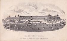 1876 Pennsylvania Railroad Trade Card -Centennial Exhibition -Machinery Hall picture
