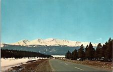 Mount Massive Colorado Rocky Mountains Scenic Landscape Chrome Postcard picture