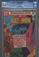 Batman #328 CGC 9.6 (1980) Joe Kubert Cover White Pages picture