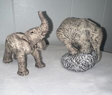 VTG The HERD Elephant Collection by Martha Carey Rumble 3117 & Rumble Tries 3207 picture