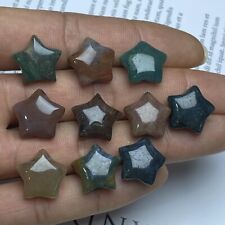 10pc Wholesale Natural Indian agate carved mini star quartz crystal healing Gem picture