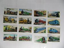 Kelloggs Trade Cards Story of the Locomotive 1st Series 1960s Complete set 16 picture