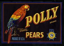 Polly Brand - Pear Crate Label picture