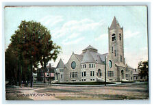 c1905s First Church Nashua New Hampshire NH Unposted Antique Postcard picture