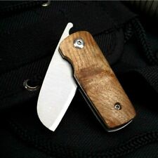 Mini Sheepsfoot Folding Knife Pocket Hunting Wild Survival Tactical Carbon Steel picture