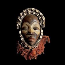 African mask antiques tribal Face vintage Sese Wood dan mask African Mask-G1377 picture