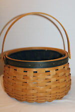 LONGABERGER SEWING CIRCLE BASKET,  FABRIC, PROTECTOR, CARD, COLLECTORS CLUB picture