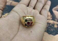 God Of Wealth Magic Become Rich Attract Money Handmade Pagan Silver Ring RARE picture