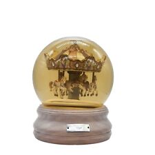 San Francisco Music Box Les Fleurs D' Amour Limited Edition Carousel Water Globe picture