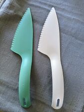 New Tupperware Cut N Serve Pastry Cutter Pie Cake Server green OR white 5193 picture