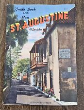 Vintage St. Augustine Florida Souvenir Booklet - Guide Book and Map picture