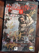 John Carpenter + 8 Signed Autograph TALES FOR A HALLOWEEN NIGHT VOL 3 Book Rare picture