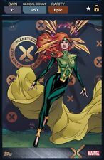 Topps Marvel Collect Jean Grey ON THE CARPET Epic Digital Hellfire Gala Gold picture