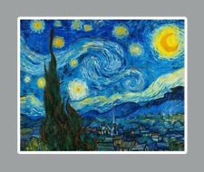 Vincent Van Gogh Starry Starry Night Die Cut Glossy Fridge Magnet picture