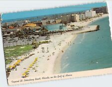 Postcard Tropical St. Petersburg Beach on the Gulf of Mexico Florida USA picture