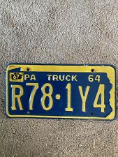 1967 Pennsylvania Truck License Plate - R78 1Y4 - Very Nice picture
