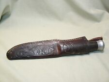 Vintage S&S Helle Holmedal Norge Fixed Blade Knife with Fillkniven Norge Sheath picture
