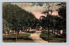 Wiscasset ME-Maine, Upper Main Street, Residences, Antique Vintage Postcard picture