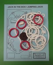 1973 Gottlieb Jack In The Box / Jumping Jack Pinball Machine Rubber Ring Kit picture