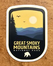 GREAT SMOKY MOUNTAINS NATIONAL PARK STICKER DECAL BEAR VINYL MATTE TN NC EXPLORE picture