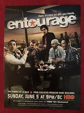 HBO’s Entourage Tv Series 2005 Print Ad - Great to Frame picture