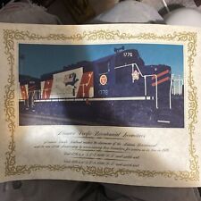 Original Certificate MP Missouri Pacific Railroad Bicentennial GP18 1800 picture
