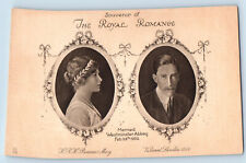 England Postcard Royal Romance Princess Mary Viscount Lascelles c1920's Tuck Art picture