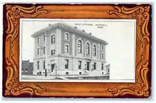 1909 Post Office Building Norfolk Nebraska NE Posted Antique Postcard picture