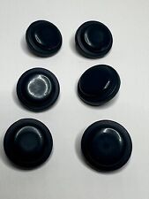 Vintage Plastic Buttons Set of 6 Twilight Blue 13mm picture
