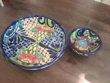 Dolores Hidalgo Mexico Chip and Salsa Molcajete Bowl picture