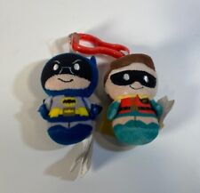 Hallmark Itty Bittys Clippys Batman & Robin  2 pc DC Comics Retired Toy Plush picture