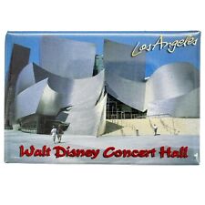 Vintage Walt Disney Concert Hall Photo Fridge Magnet Los Angeles California picture
