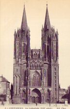 CPA 50 NORMANDY COUTANCES La Cathedral NOTRE-DAME - 13th century - animated picture