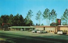 Jesup, GA Georgia * Anchor Motel * Dexter Press * vintage cars * advertising *gc picture