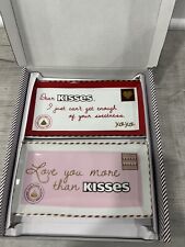 Fitz And Floyd  Hersheys Kisses Sweet Notes Collection Set Of 2 Dishes Gift Set  picture