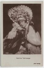 Unused NORMA TALMADGE (1894-1957) in Gorgeous Costume with Headdress Postcard picture