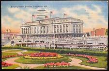 Vintage Postcard 1943 Pennsylvania Station, Baltimore, Maryland picture