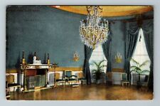 Washington DC-Blue Room, White House, Interior Area, Vintage Postcard picture