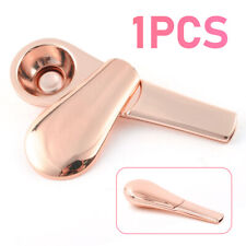 Portable Magnetic Metal Spoon Smoking Pipe Gold With Gift Box- FAST SHIP picture