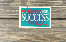 Vintage Celebrate Your Success With Jenny Craig Refrigerator Magnet 3” X 2” picture