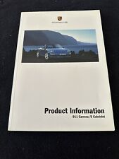 2005-2008 Porsche 911 Conv DEALER Book Catalog 997 Carrera &S Cabriolet Brochure picture