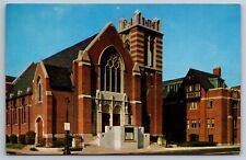 Chicago St. John's Methodist Church Illinois chrome Postcard picture
