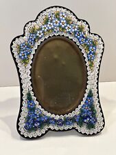 GLORIOUS ANTIQUE MOSAIC PICTURE FRAME picture