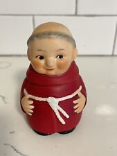 RARE-VTG 1960-  GOEBEL HUMMEL Red Cardinal  Friar TUCK MONK Sugar Bowl Dish TMK3 picture