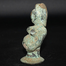 Genuine Ancient Roman Bronze Female Figurine Circa 1st - 3rd Century AD picture